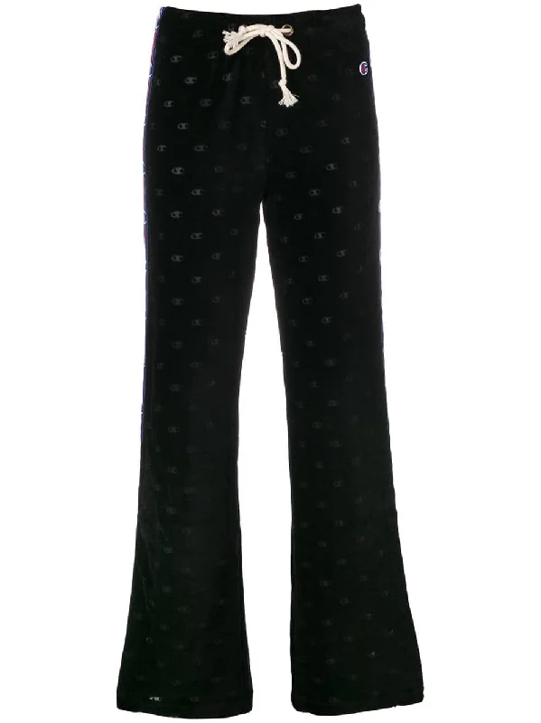 logo stripe sports trousers Trousers Polka Dot Cute