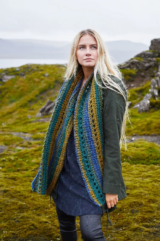 Frode Shawl (Crochet) Fashionable Silk Shawl Wrap