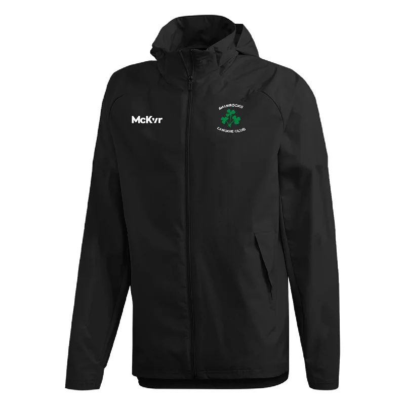Mc Keever Shamrocks Camogie - Galway Core 22 Rain Jacket - Adult - Black Rayon Fabric Velvet Fabric Corduroy Fabric Mc Keever Shamrocks Camogie - Galway Core 22 Rain Jacket - Adult - Black Rayon Fabric Velvet Fabric Corduroy Fabric