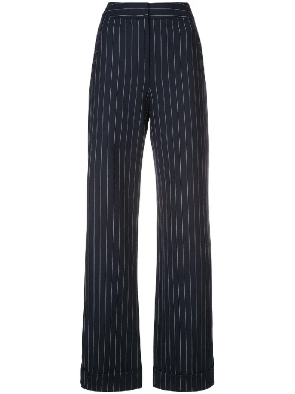 pinstripe tapered trousers Trousers Harem Relaxed Fit