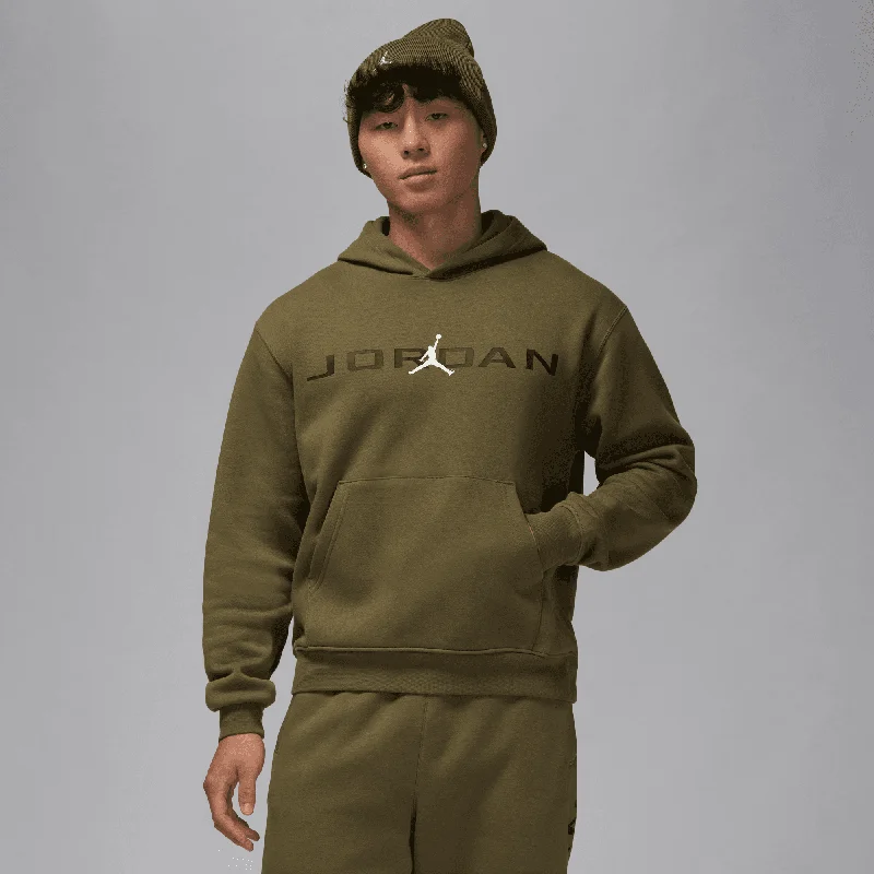 Men's Jordan Essentials Fleece Hoodies Hoodie with Hem Contrast Bold Stylish