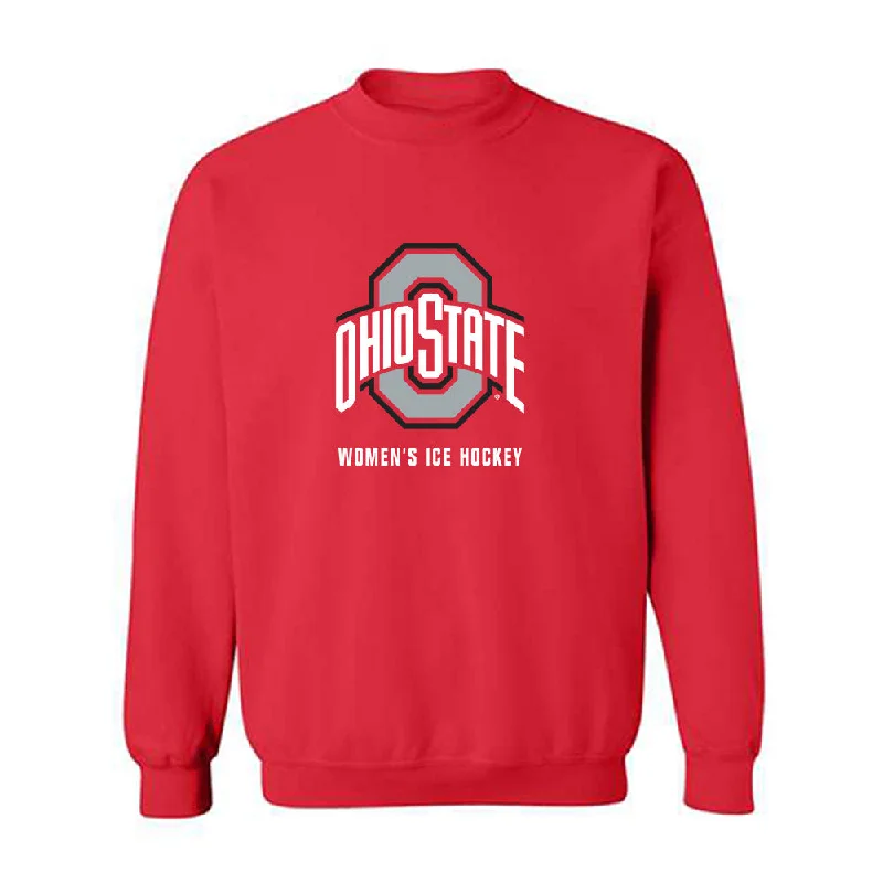 Ohio State - NCAA Women's Ice Hockey : Jenna Buglioni - Classic Shersey Crewneck Sweatshirt Hoodie with High-Low Hem Asymmetrical Trendy Ohio State - NCAA Women's Ice Hockey : Jenna Buglioni - Classic Shersey Crewneck Sweatshirt Hoodie with High-Low Hem Asymmetrical Trendy