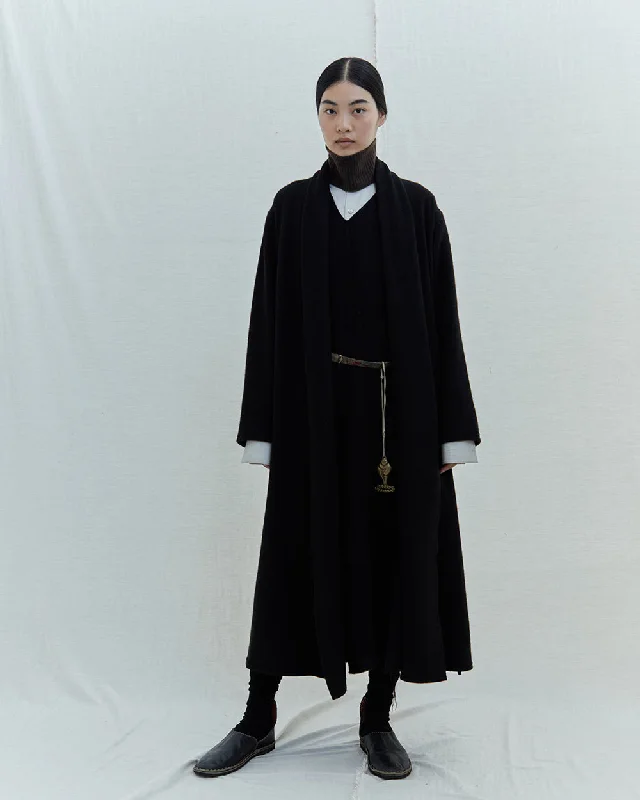 Shawl-Collar Coat (Women) Lightweight Cotton Shawl