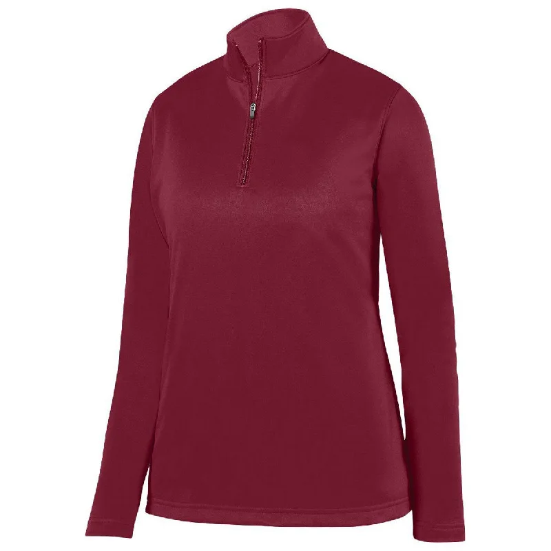 Augusta Women's Cardinal Wicking Fleece Pullover Square Neck Pullover