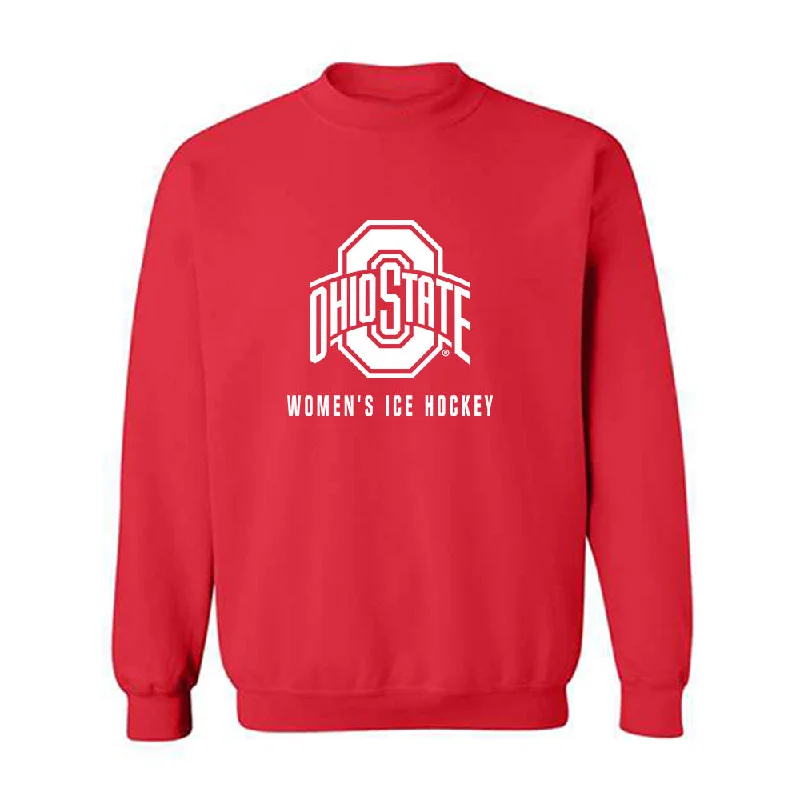 Ohio State - NCAA Women's Ice Hockey : Lexington Secreto - Classic Shersey Crewneck Sweatshirt Hoodie with Rhinestones Sparkly Elegant Ohio State - NCAA Women's Ice Hockey : Lexington Secreto - Classic Shersey Crewneck Sweatshirt Hoodie with Rhinestones Sparkly Elegant
