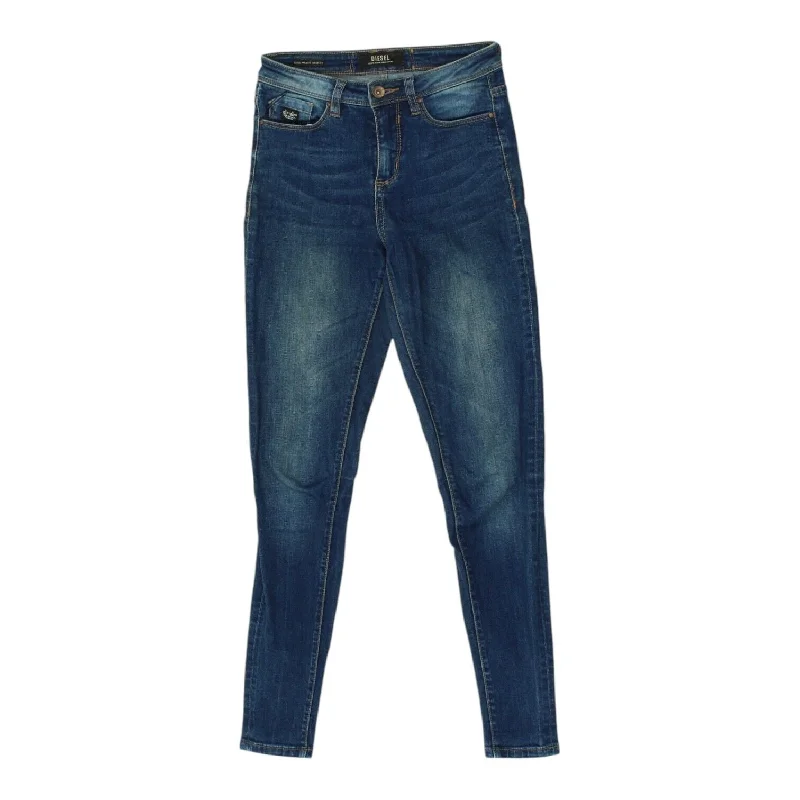 Diesel Womens Blue High Waisted Skinny Jeans | Designer Denim Trousers VTG Trousers Palazzo Wide Leg Diesel Womens Blue High Waisted Skinny Jeans | Designer Denim Trousers VTG Trousers Palazzo Wide Leg