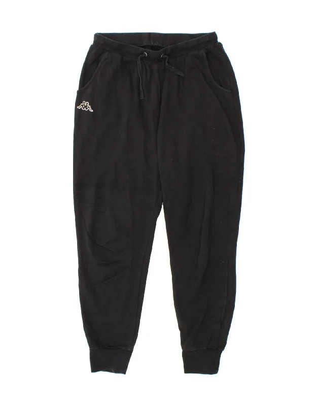 KAPPA Womens Tracksuit Trousers Joggers UK 20 2XL  Black Trousers Capri Summer