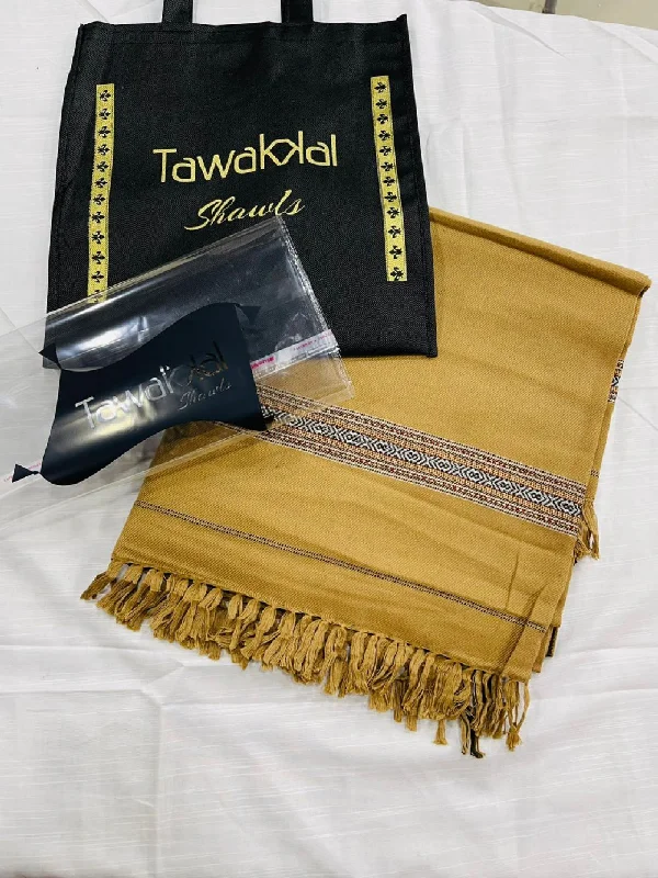 Tawakkal Fabric 01 Piece Shawls Collection - D-06 Comfortable Knitted Shawl Wrap