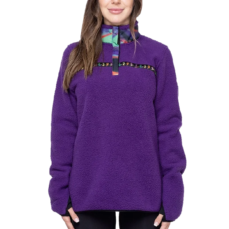Women's Tioga Grateful Dead Fleece Pullover One Shoulder Top