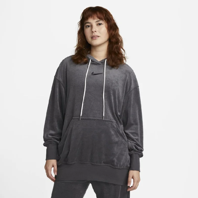 Women's Nike Sportswear Oversized Terry Pullover Hoodie Hoodie with Hem Drawcord Adjustable Customizable Women's Nike Sportswear Oversized Terry Pullover Hoodie Hoodie with Hem Drawcord Adjustable Customizable