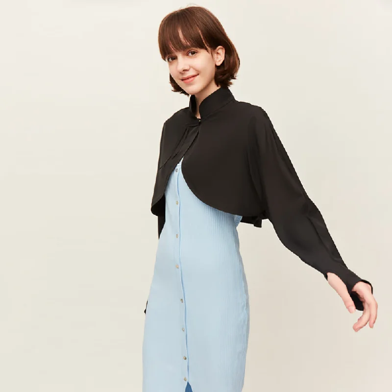 Women's Sun Protection Shawl UPF 50+ Arm Sleeves Covers with Finger Hole Stylish Cashmere Shawl Wrap