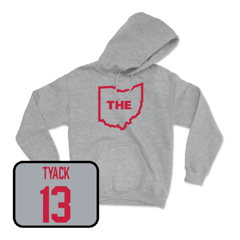 Sport Grey Women's Lacrosse The Hoodie - Kate Tyack Hoodie with Drop Shoulder Relaxed Streetwear