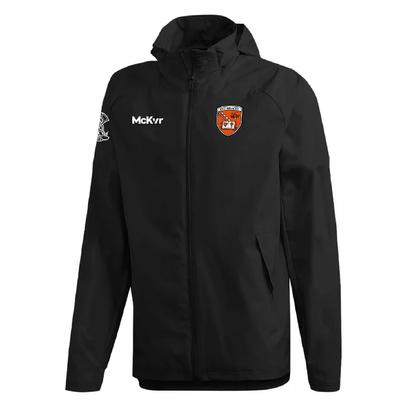 Mc Keever Armagh Camogie Official Core 22 Rain Jacket - Adult - Black Lace Jacket Ribbed Jacket Sequined Jacket