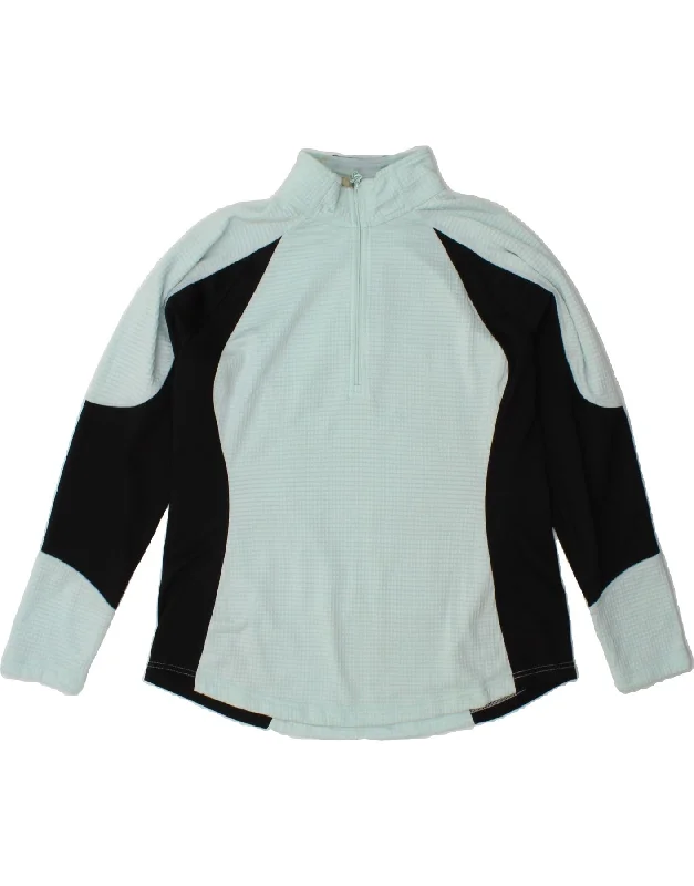 EDDIE BAUER Womens Pullover Tracksuit Top UK 18 XL Blue Colourblock Honey Neck Pullover EDDIE BAUER Womens Pullover Tracksuit Top UK 18 XL Blue Colourblock Honey Neck Pullover