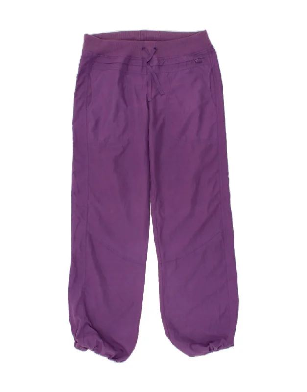 CHAMPION Womens Tracksuit Trousers Joggers UK 16 Large  Purple Polyester Trousers Custom Made