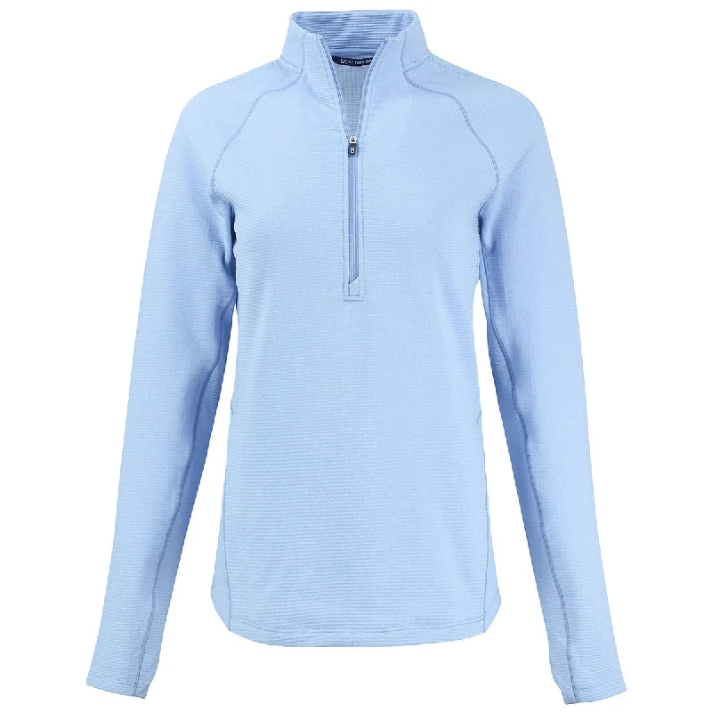 Cutter & Buck Women's Atlas Heather Peshastin Eco Recycled Half Zip Pullover Box Sleeve Comfort Cutter & Buck Women's Atlas Heather Peshastin Eco Recycled Half Zip Pullover Box Sleeve Comfort