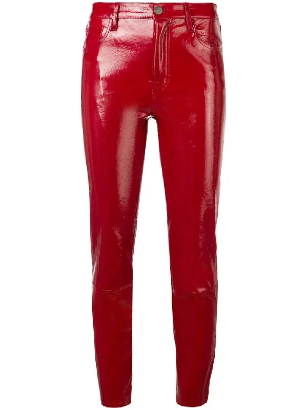 cropped leather trousers Trousers Lace Delicate