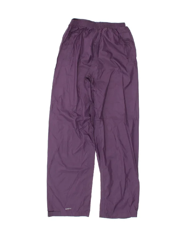 MOUNTAIN WAREHOUSE Womens Waterproof Trousers UK 10 Small Purple Trousers Print Floral MOUNTAIN WAREHOUSE Womens Waterproof Trousers UK 10 Small Purple Trousers Print Floral