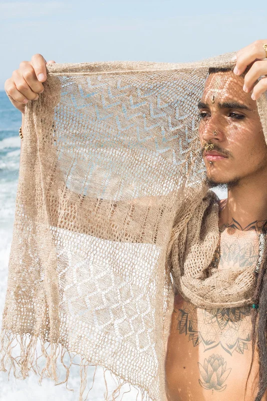 Wild Himalayan Nettle Shawl ~ Hand Knitted Wild Himalayan Nettle Fiber ~ Comfortable Cotton Shawl Wrap Wild Himalayan Nettle Shawl ~ Hand Knitted Wild Himalayan Nettle Fiber ~ Comfortable Cotton Shawl Wrap
