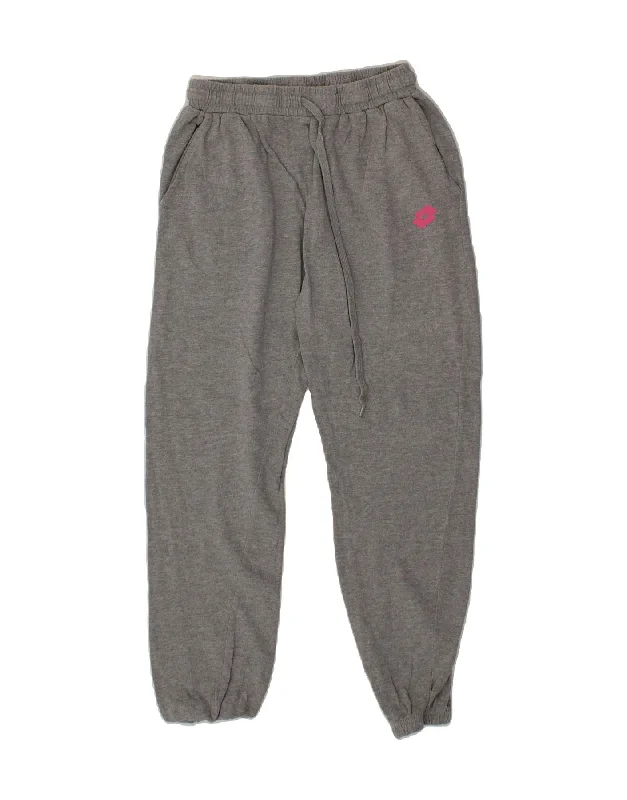 LOTTO Womens Tracksuit Trousers Joggers UK 12 Medium Grey Cotton Trousers Timeless Classic LOTTO Womens Tracksuit Trousers Joggers UK 12 Medium Grey Cotton Trousers Timeless Classic