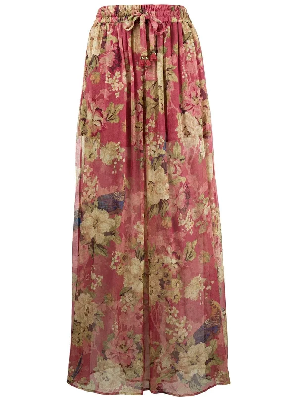 melody wide-leg trousers Trousers Flared Retro