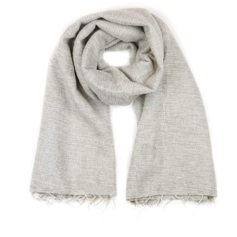 Himalayan Wool Shawl in Natural Warm Wool Shawl Cape