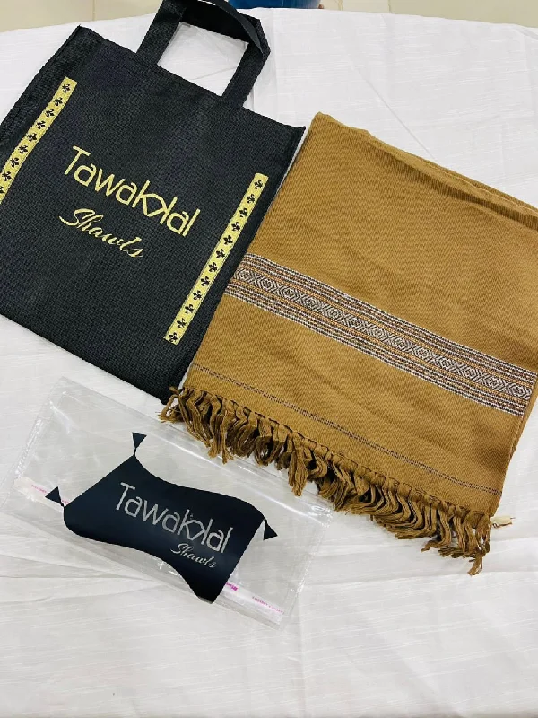 Tawakkal Fabric 01 Piece Shawls Collection - D-10 Elegant Silk Shawl Wrap