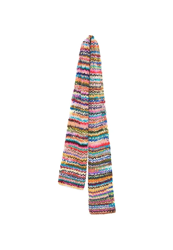 SHAWL SOL MULTI Trendy Sheer Shawl Wrap