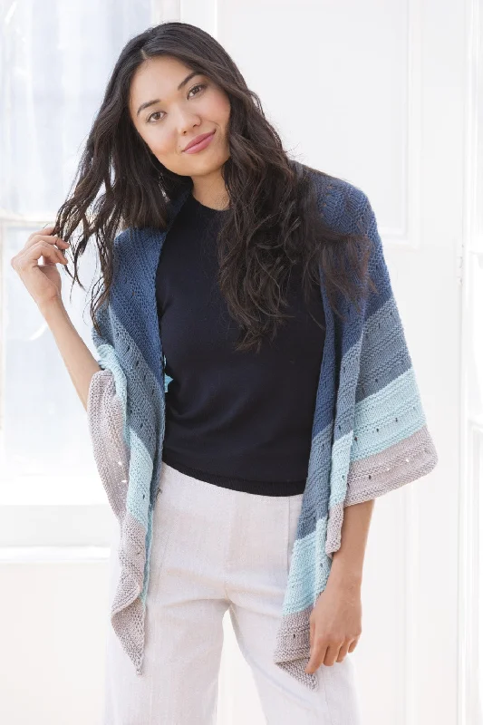 Beach Haven Shawl (Knit) Chic Knit Shawl Poncho