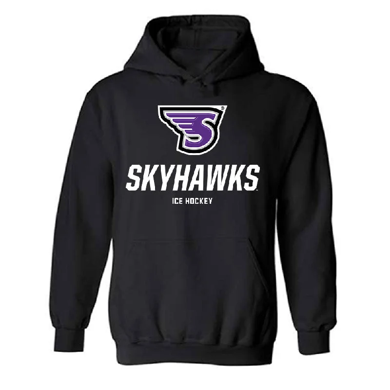 Stonehill - NCAA Women's Ice Hockey : Lily Geist - Classic Shersey Hooded Sweatshirt Hoodie with Slim Fit Tailored Modern Stonehill - NCAA Women's Ice Hockey : Lily Geist - Classic Shersey Hooded Sweatshirt Hoodie with Slim Fit Tailored Modern