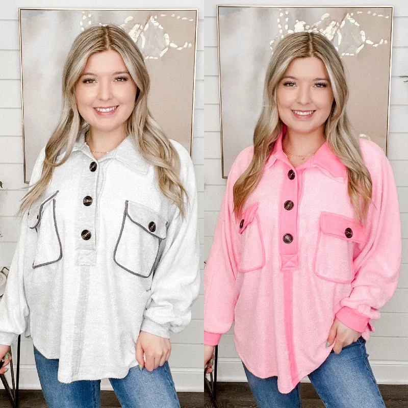 No Where to Be Cotton Blend Long Sleeve Avery Mae Pullover Sweatshirt - 2 colors! Hoodie with Cuffed Sleeves Snug Secure