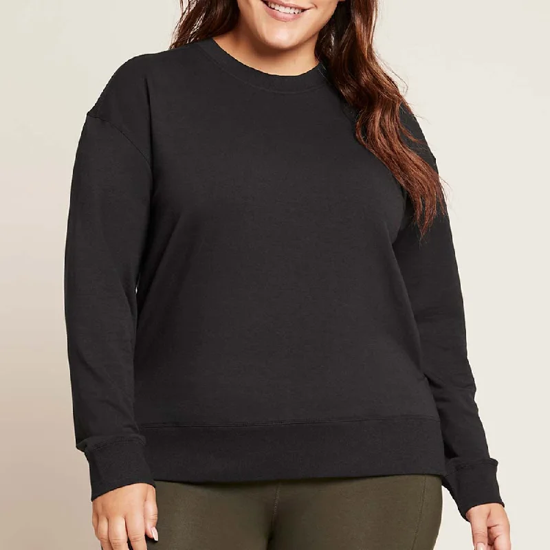 Women's Weekend Crew Pullover Cold Shoulder Design