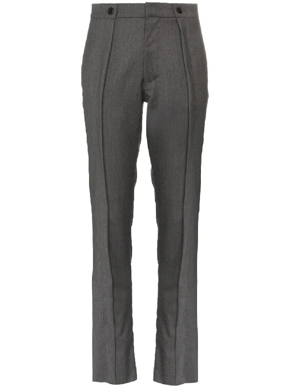 Mid-rise trousers with pleat Trousers Gym Athletic
