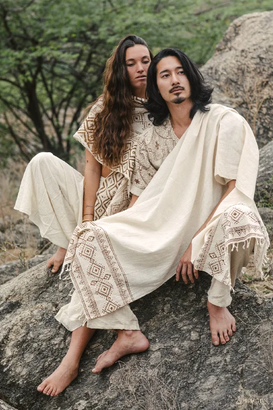 Ancient Eyes Shawl ⋗⋖ Handwoven Wild Cotton Block Printed Shawl Elegant Pashmina Shawl Cape Ancient Eyes Shawl ⋗⋖ Handwoven Wild Cotton Block Printed Shawl Elegant Pashmina Shawl Cape