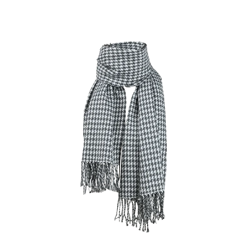 Women's Winter Warm Scarf Tartan Plaid Shawl Soft Long Wrap Comfortable Pashmina Shawl