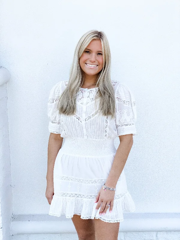 LOVESHACKFANCY JAISLYN MINI DRESS