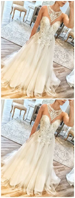 Sweetheart lace tulle prom dress , charming prom dress    cg17290