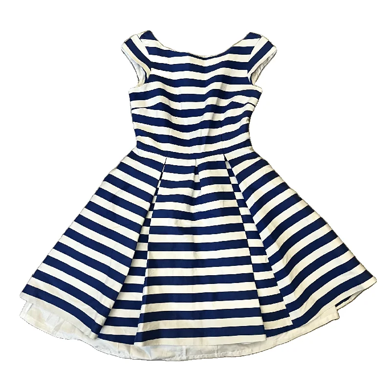 Dress Designer By Kate Spade In Blue & White, Size: Xs