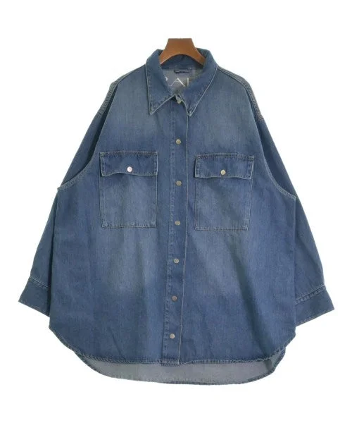 RAEY Casual shirts Mesh Canvas Denim