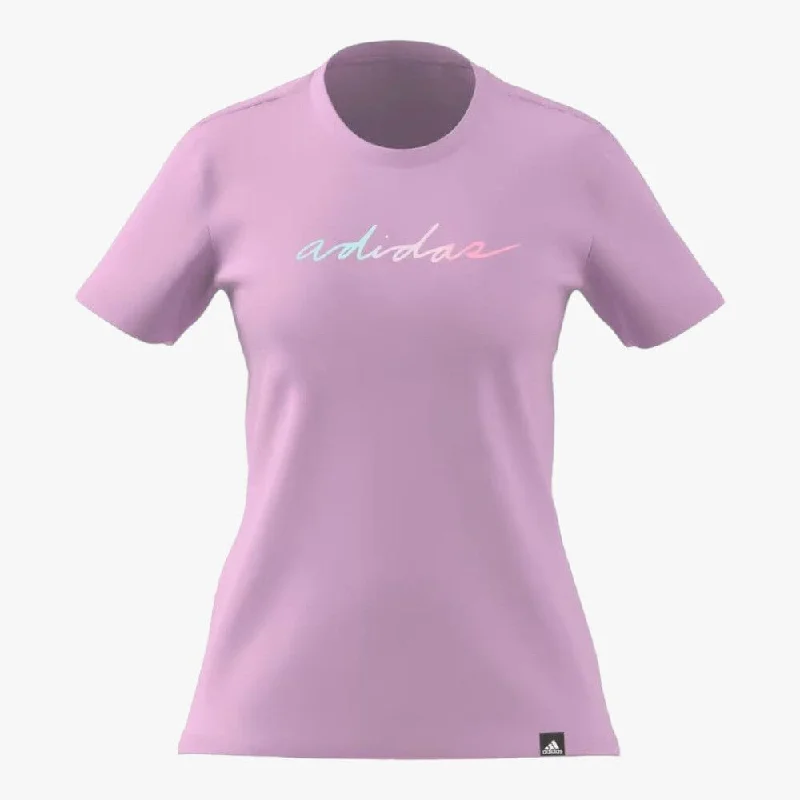 adidas Womens Linear Pasy Short Sleeve Tee Lavender Mesh Blend Leather Blend Suede Blend adidas Womens Linear Pasy Short Sleeve Tee Lavender Mesh Blend Leather Blend Suede Blend