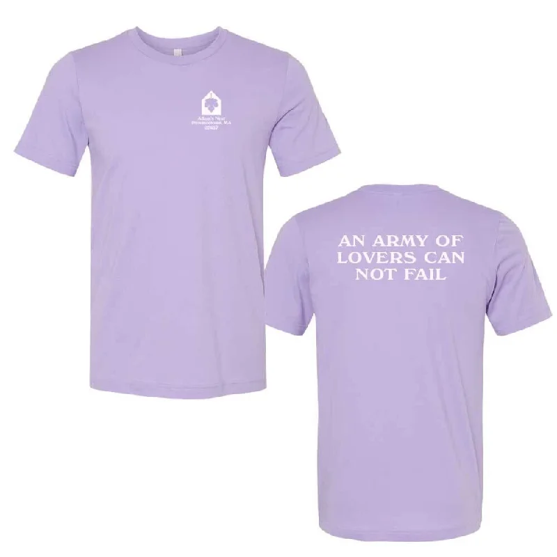 An Army of Lovers Can Not Fail Short Sleeve T-Shirt Mesh Fabric Canvas Fabric Denim Fabric An Army of Lovers Can Not Fail Short Sleeve T-Shirt Mesh Fabric Canvas Fabric Denim Fabric