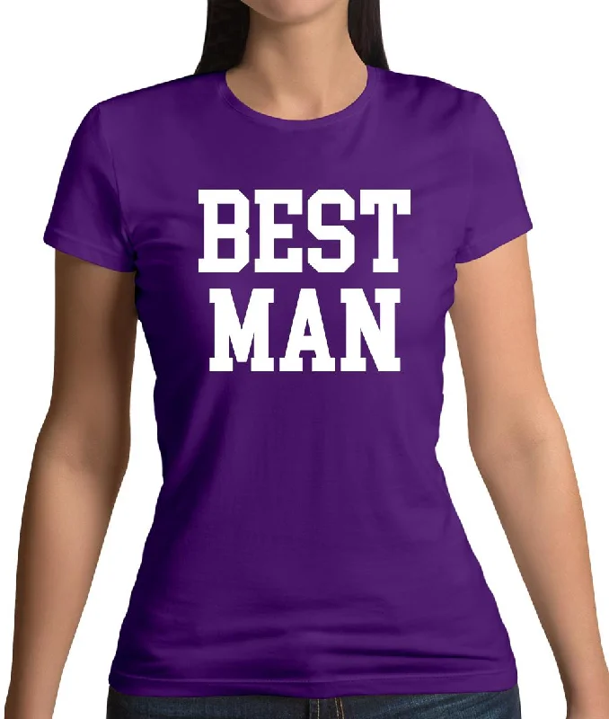 Best Man Womens T-Shirt Nylon Fabric Polyester Fabric Spandex Fabric