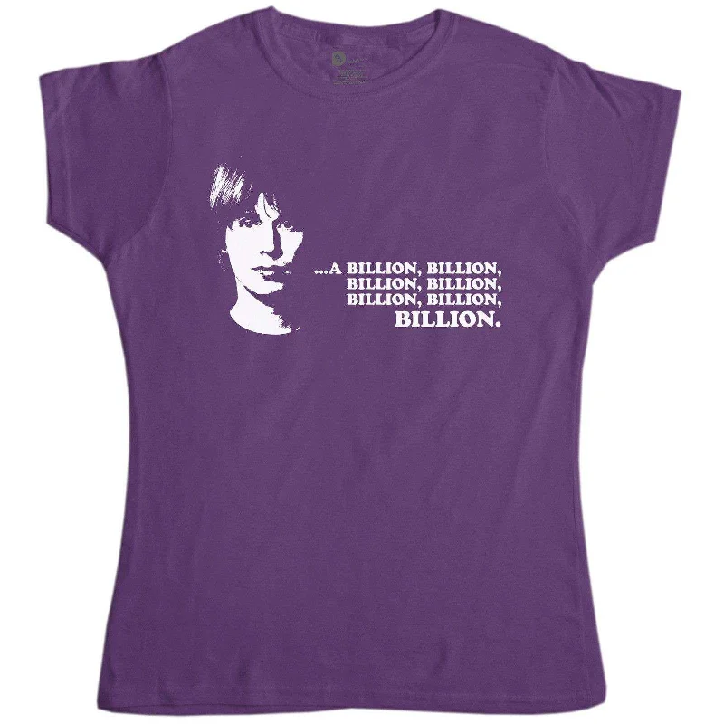 Billion Billion Billion Womens T-Shirt, Inspired By Brian Cox Lace Blend Ribbed Blend Corduroy Blend