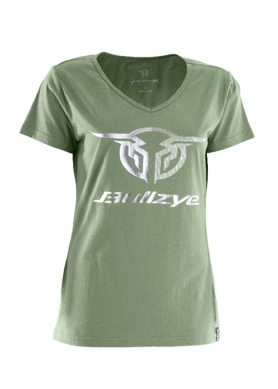 Bullzye Ladies Authentic Short Sleeve Tee - Moss - BCP2502225 Casual Formal Business