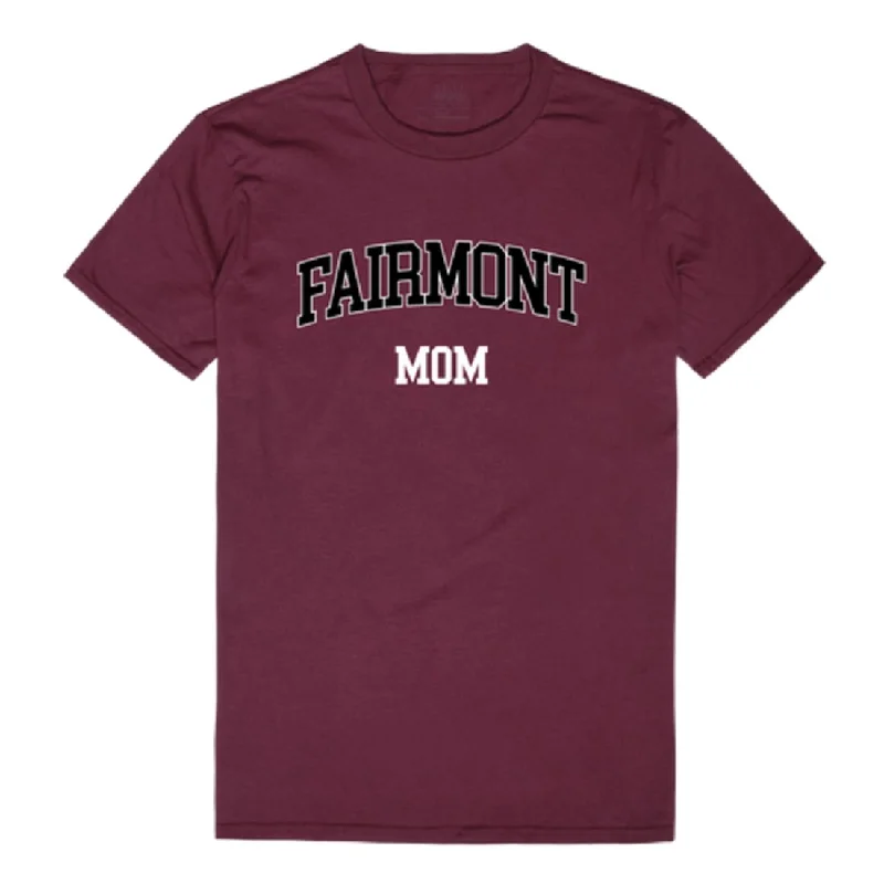 Fairmont State University Falcons Mom T-Shirts Chenille Brocade Lace