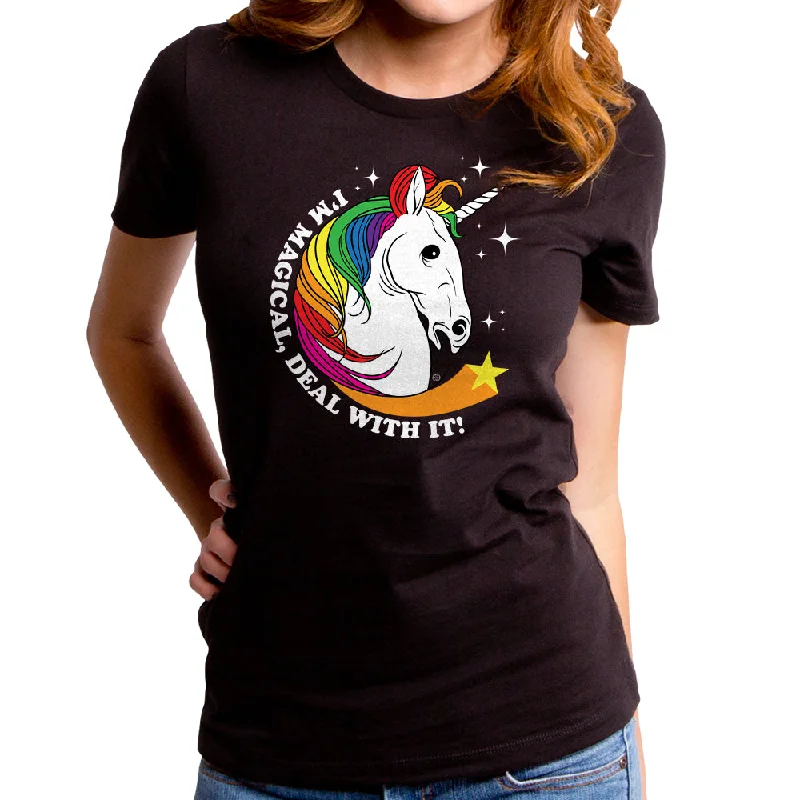 I'm Magical Women's T-Shirt Lace Blend Ribbed Blend Corduroy Blend