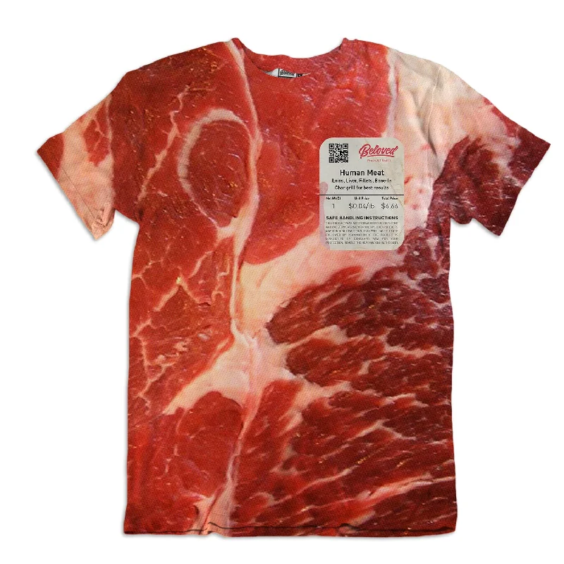 Human Meat Unisex Tee Modern Contemporary Chic