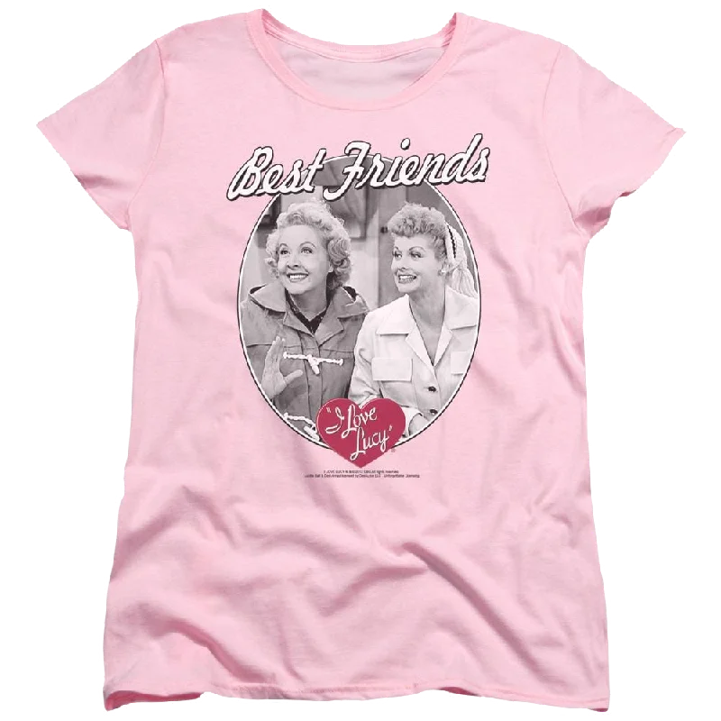 I Love Lucy Best Friends Women's T-Shirt Faux Fur Fabric Real Fur Fabric Shearling Fabric I Love Lucy Best Friends Women's T-Shirt Faux Fur Fabric Real Fur Fabric Shearling Fabric