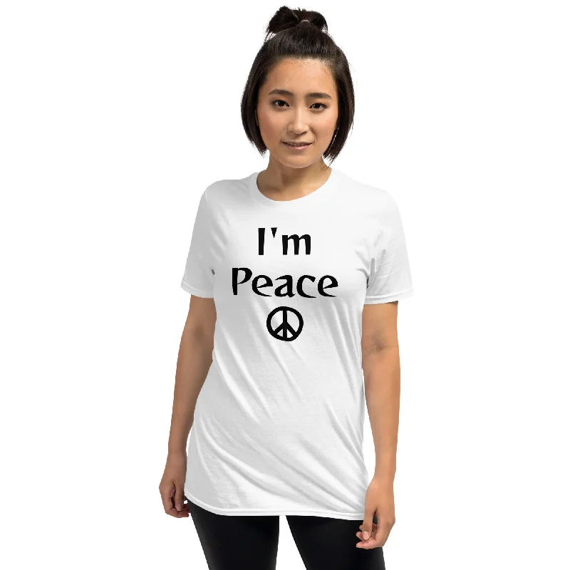 I'm Peace Unisex T-Shirt Unisex T-Shirt Front Pockets Side Pockets Patch Pockets