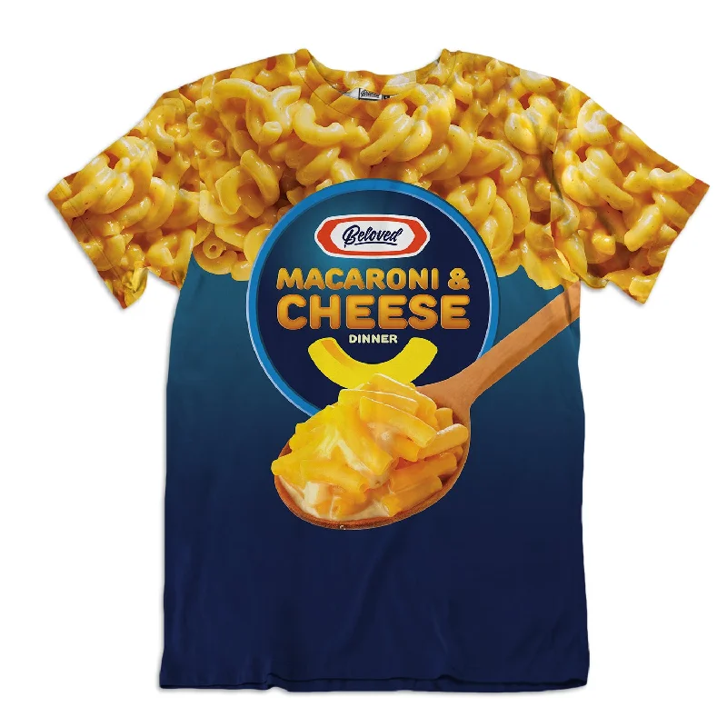 Mac N' Cheese Box Unisex Tee Elasticated Padded Insulated